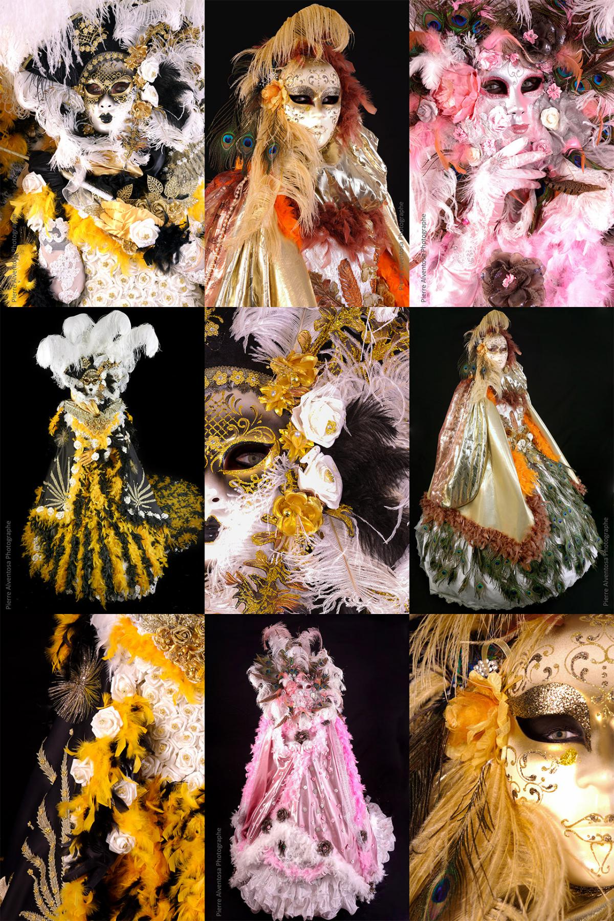 Book professionnel Cristal - Créatrice de costumes vénitiens